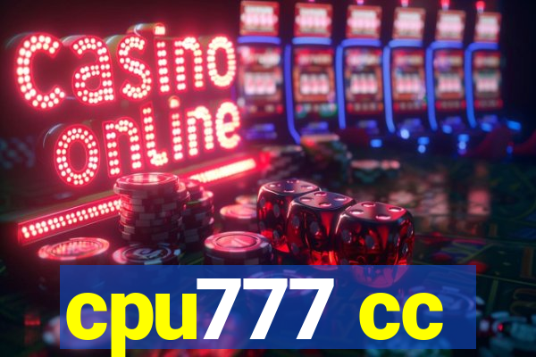 cpu777 cc